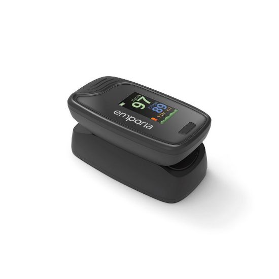 Bild von Finger-Puls-Oximeter, schwarz