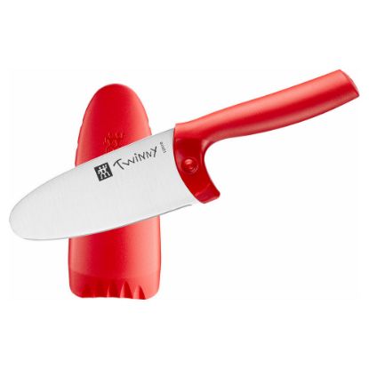 Bild von Kinder-Kochmesser "Twinny", 10cm, rot