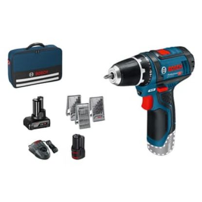 Bild von Akku-Bohrschrauber GSR 12V-15 Professional + 39-tlg. Zubehör-Set