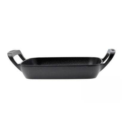 Bild von Grillpfanne "BBQ Outdoor", Quadratisch, Schwarz Matt