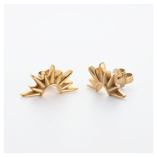 Bild von Ohrstecker "Aurora Halo", gold
