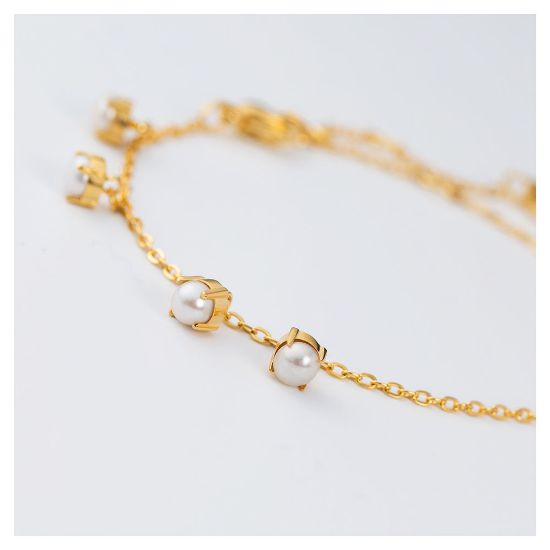 Bild von Armband "Treasures of the Sea Tiny Pearl", gold