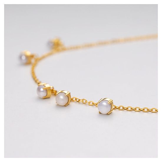 Bild von Halskette "Treasures of the Sea Tiny Pearl", gold