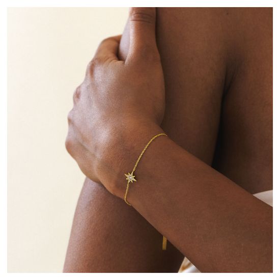 Bild von Armband "Windrose Mono", gold