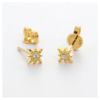Bild von Ohrstecker "Windrose Mono", gold