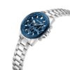 Bild von Quarzuhr "Motion", 45mm, silber blau