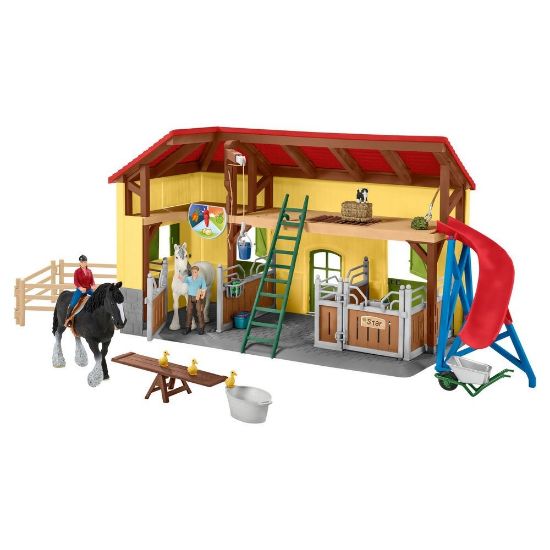 Bild von Spielfigur, Pferdestall "Farm World"