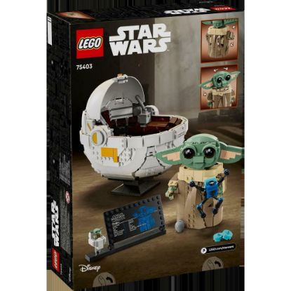 Bild von Bauspielzeug, Grogu in seiner Repulsorwiege "Star Wars"