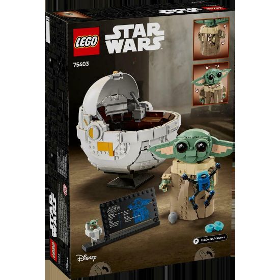 Bild von Bauspielzeug, Grogu in seiner Repulsorwiege "Star Wars"