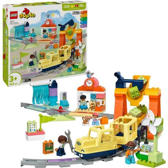 Bild von Bauspielzeug, Große interaktive Eisenbahn "DUPLO"
