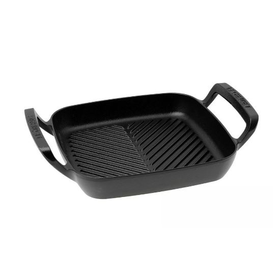 Bild von Grillpfanne "BBQ Outdoor", Quadratisch, Schwarz Matt