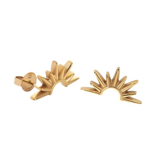 Bild von Ohrstecker "Aurora Halo", gold