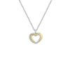 Bild von Collier "Double Happiness", Silber/vergoldet
