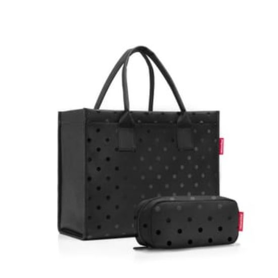 Bild von Set Daily Shopper Glossy dots 2 tlg., black