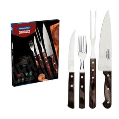 Bild von STEAK-/PIZZA Grillbesteck im Geschenkkarton, 14-tlg.